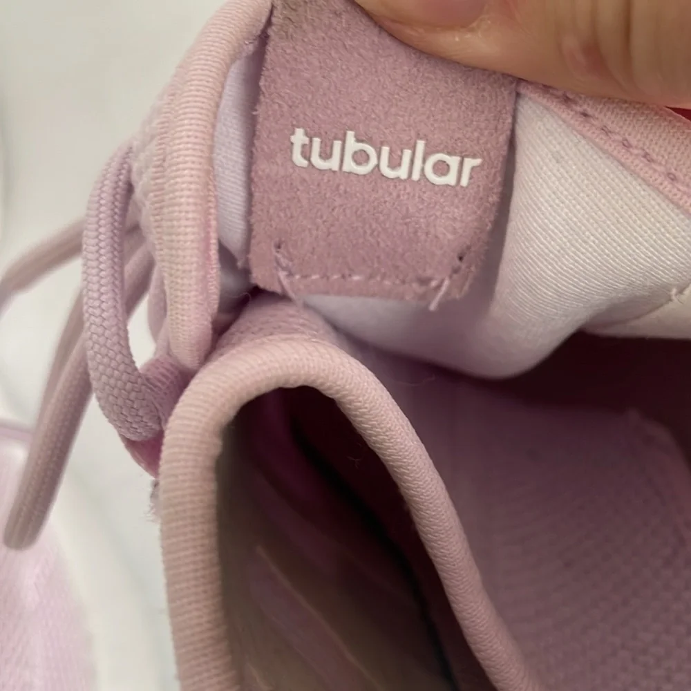 Adidas Originals Big Kid Tubular Shadow Running Shoe Aero Pink/White 7